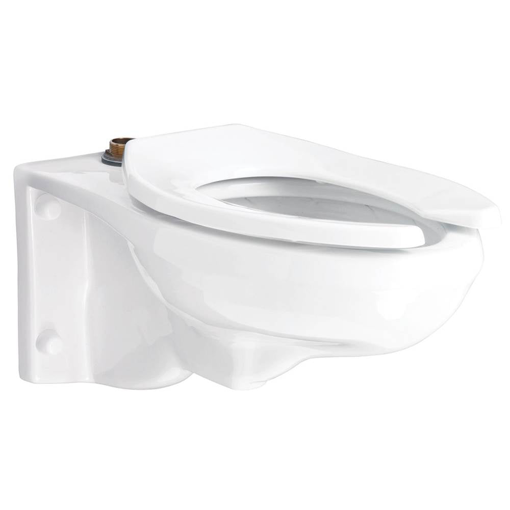 North Point 1.1/1.28/1.6gpf Elongated Wall Hung Top Spud Bowl 5 1/4'' or 7 1/4'' Vertical Rough-In White