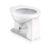 1.1/1.28/1.6gpf Round Front Floor Mounted Back Spud Bowl 1-1/4'' Spud 10'' Rough-In White