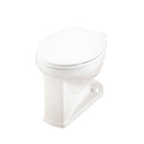 1.1/1.28/1.6gpf Round Front Floor Mounted Back Spud Bowl 1-1/2'' Spud 10'' Rough-In White