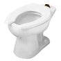 Gerber Plumbing - 1.1/1.28/1.6gpf Round Front Floor Mounted Top Spud Bowl 1-1/2'' Spud 10'' Rough-In White - White