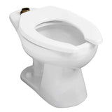 1.1/1.28/1.6gpf Round Front Floor Mounted Top Spud Bowl 1-1/2'' Spud 10'' Rough-In White