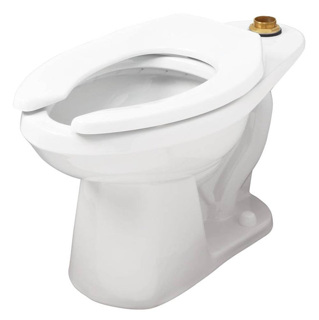 Gerber Plumbing - North Point 1.1/1.28/1.6gpf Elongated Floor Mounted Top Spud Bowl 10'' Rough-In White - White