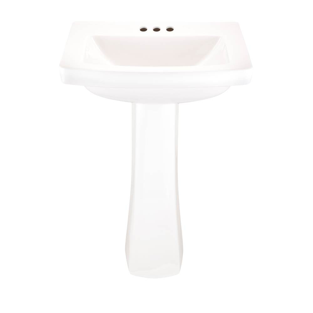 Burr Ridge 24'' Pedestal White