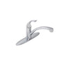 Gerber Plumbing - Viper 1H Kitchen Faucet w/out Spray & w/ Deck Plate 1.75gpm Chrome - Chrome