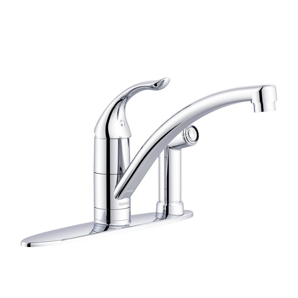 Viper 1H Kitchen Faucet w/ Spray on Deck 1.75gpm Aeration/2.2gpm Spray Chrome