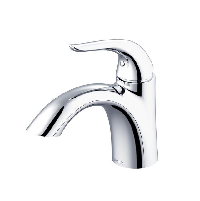 Gerber Plumbing - Viper 1H Lavatory Faucet Single Hole Mount w/ 50/50 Touch Down Drain 1.2gpm Chrome - Chrome