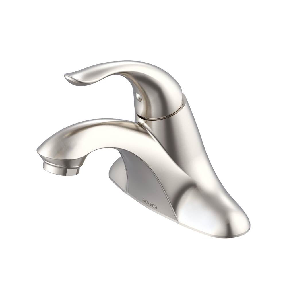 Gerber Plumbing - Viper 1H Lavatory Faucet w/ Metal Touch Down Drain 1.2gpm Brushed Nickel - Brushed Nickel