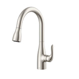 Gerber Plumbing - Viper 1H Pull-Down Kitchen Faucet w/ Deck Plate 1.75gpm Stainless Steel - Stainless Steel