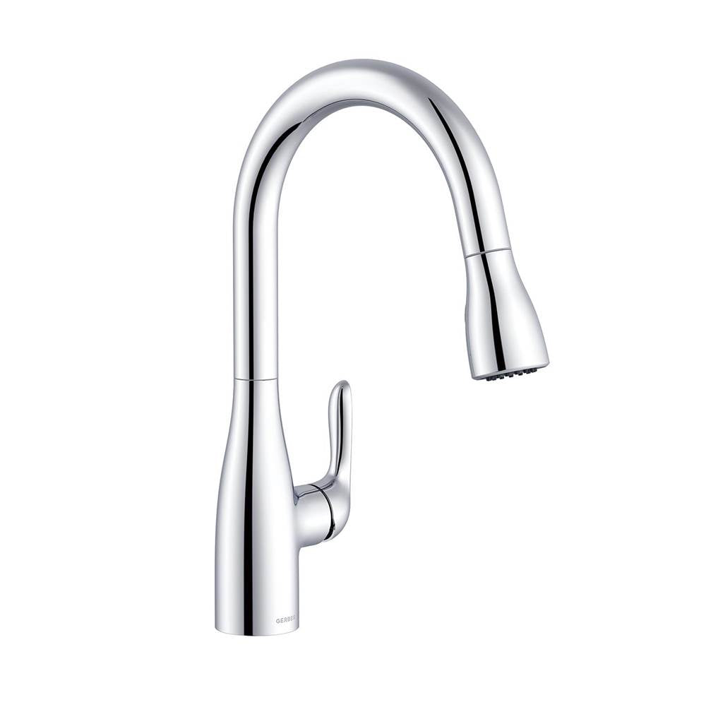 Viper 1H Pull-Down Kitchen Faucet w/ Deck Plate 1.75gpm Chrome