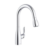 Viper 1H Pull-Down Kitchen Faucet w/ Deck Plate 1.75gpm Chrome