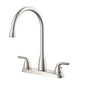 Gerber Plumbing - Viper 2H High Arc Kitchen Faucet w/out Spray 1.75gpm Stainless Steel - Stainless Steel