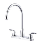 Gerber Plumbing - Viper 2H High Arc Kitchen Faucet w/out Spray 1.75gpm Chrome - Chrome