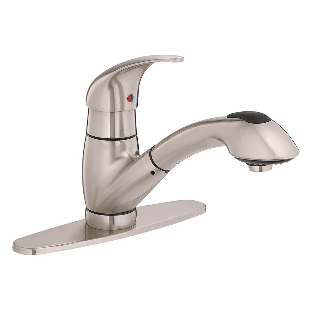 Gerber Plumbing - Viper 1H Pull-Out Kitchen Faucet 1.75gpm Stainless Steel - Stainless Steel