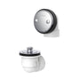 Gerber Plumbing - Gerber Classics Schedule 40 PVC Lift & Turn Drain Kit for Standard Tub with Foam Gasket and Two-Hole Faceplate Bag Packaging Chrome - Chrome