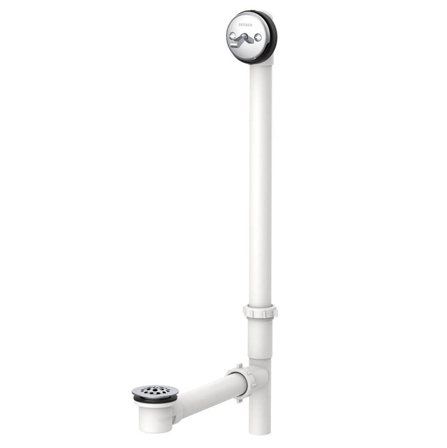 Gerber Plumbing - Gerber Classics PVC Trip Lever Drain for Roman Tub Chrome - Chrome
