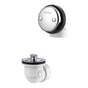 Gerber Plumbing - Gerber Classics Schedule 40 PVC Lift & Turn Drain Kit for Standard Tub with Retaining Ring Chrome - Chrome