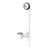 Gerber Plumbing - Gerber Classics Schedule 40 PVC Trip Lever Drain for Standard Tub Chrome - Chrome