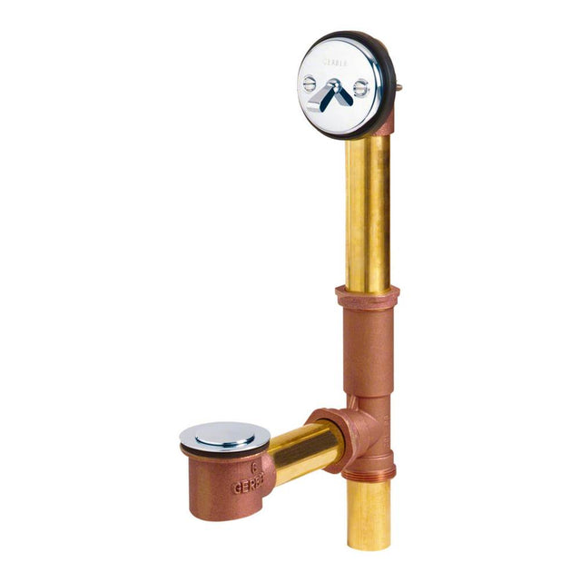 Gerber Plumbing - Gerber Classics Pop-up 20 Gauge Drain for Standard Tub Chrome - Chrome