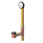 Gerber Plumbing - Gerber Classics Auto Trip Fit-all 20 Gauge Drain for Standard Tub with Horizontal Installation Chrome - Chrome