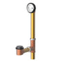 Gerber Plumbing - Gerber Classics Auto Trip Fit-all 20 Gauge Drain for Standard Tub Chrome - Chrome