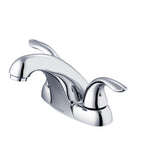 Gerber Plumbing - Viper 2H Centerset Lavatory Faucet w/ 50/50 Touch Down Drain 1.2gpm Chrome - Chrome