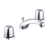 Gerber Classics 2H Lavatory Faucet w/ Metal Handles & Metal Pop-Up Drain w/ Flex Connections 1.2gpm Chrome
