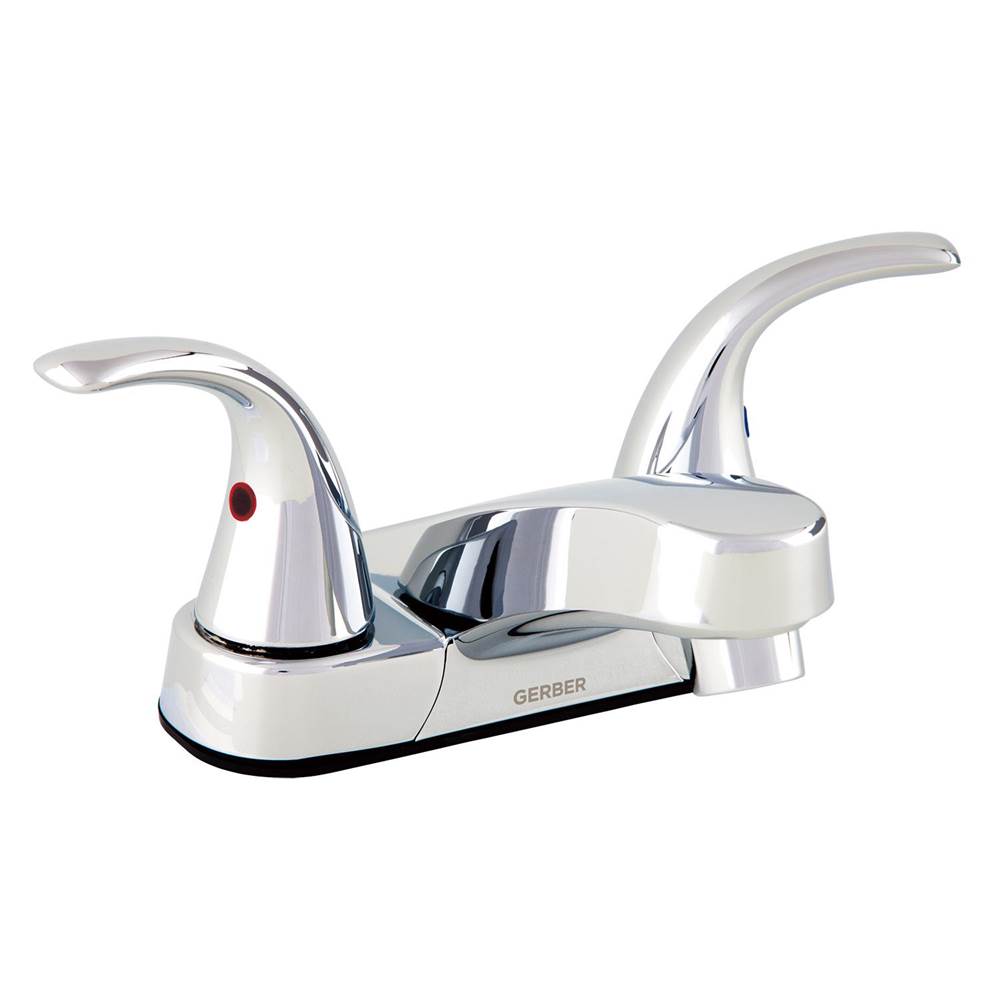 Maxwell SE 2H Centerset Lavatory Faucet w/ Metal Lever Handles & Less Drain 1.2gpm Chrome
