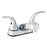 Maxwell SE 2H Centerset Lavatory Faucet w/ Metal Lever Handles & Less Drain 1.2gpm Chrome