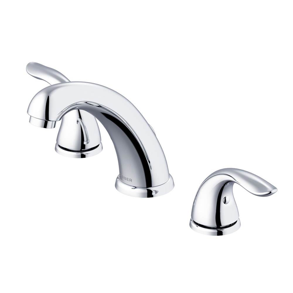 Gerber Plumbing - Viper 2H Widespread Lavatory Faucet w/ 50/50 Touch Down Drain 1.2gpm Chrome - Chrome