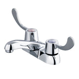 Gerber Plumbing - Gerber Classics 2H Centerset Lavatory Faucet w/ Wrist Blade Handles Less Drain w/ Chain Stay 1.2gpm Chrome - Chrome