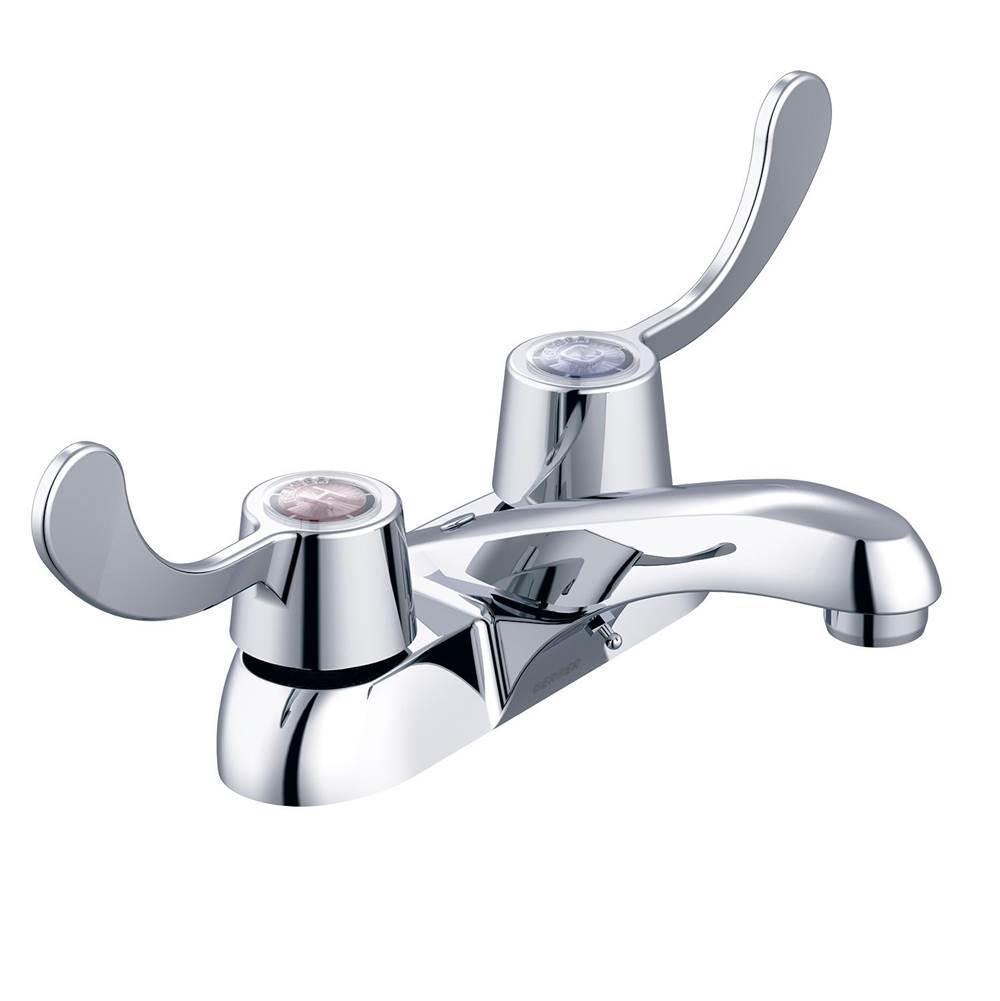 Gerber Classics 2H Centerset Lavatory Faucet w/ Wrist Blade Handles Less Drain w/ Chain Stay 1.2gpm Chrome
