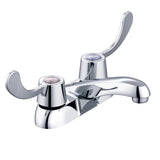 Gerber Classics 2H Centerset Lavatory Faucet w/ Wrist Blade Handles Less Drain w/ Chain Stay 1.2gpm Chrome