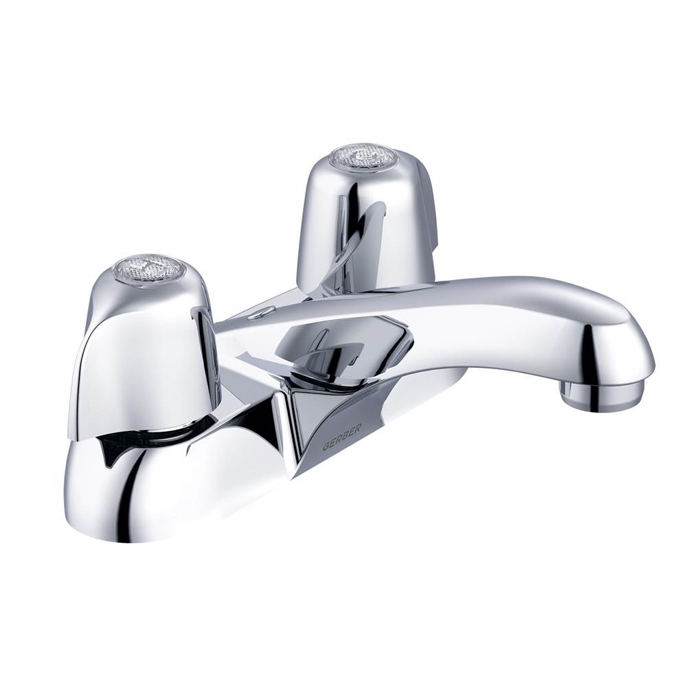 Gerber Classics Two Metal Handle Centerset Lavatory Faucet with Chain Stay 1.2gpm Chrome