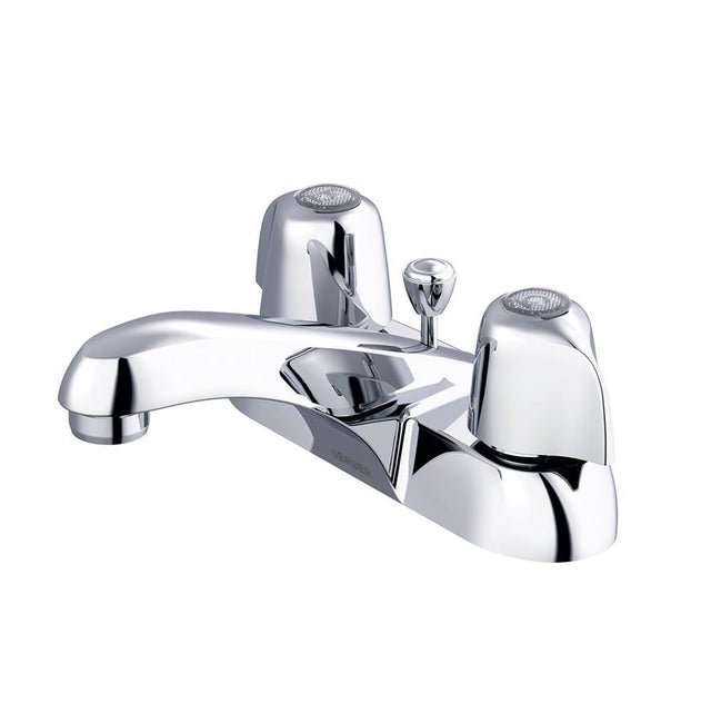 Gerber Plumbing - Gerber Classics 2H Centerset Lavatory Faucet w/ Metal handles w/ Pop-Up Hole & Stay 1.2gpm Chrome - Chrome