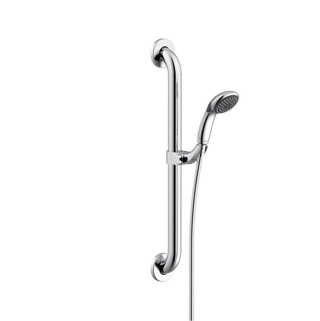 Gerber Plumbing - ADA Compliant Grab Bar w/ 2 Function Handshower 1.75gpm Chrome - Chrome