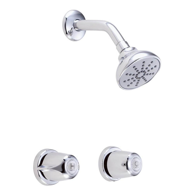 Gerber Plumbing - Gerber Classics 6 Inch Centers Two Handle Shower Only Fitting 1.75gpm Chrome - Chrome