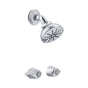 Gerber Plumbing - Gerber Classics 3-3/8'' Centers Two Handle Shower Only Fitting with Showerhead 1.75gpm Chrome - Chrome