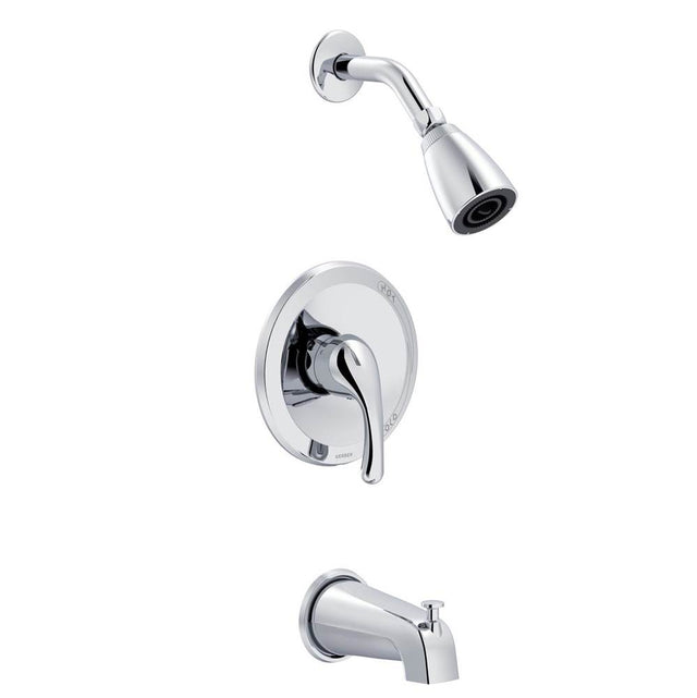 Gerber Plumbing - Maxwell SE Tub Shower Trim Kit w/ Pressure Balance Valve 2.5gpm Chrome - Chrome