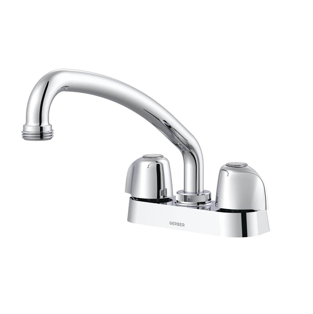 Gerber Plumbing - Gerber Classics Laundry Faucet with 8'' Spout Hose Connection 2.2gpm Chrome - Chrome
