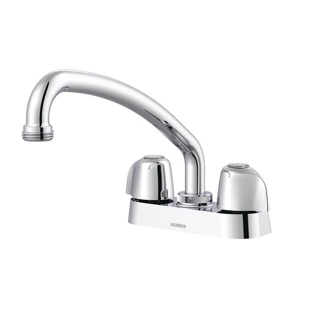 Gerber Plumbing - Gerber Classics Laundry Faucet with 8'' Spout Hose Connection 2.2gpm Chrome - Chrome