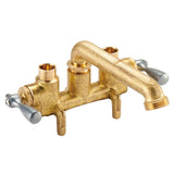 Gerber Classics 2H Clamp On Laundry Faucet w/ Direct Sweat Connections -Threaded Spout  Rough Brass