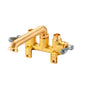 Gerber Plumbing - Gerber Classics 2H Laundry Faucet w/ Threaded Legs & Direct Sweat Connections -No Threads on Spout Rough Brass - Rough Brass
