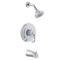 Gerber Plumbing - Pressure Balance Tub & Shower IPS/Maint Stops ''Econo'' 1994 1.75gpm Chrome - Chrome