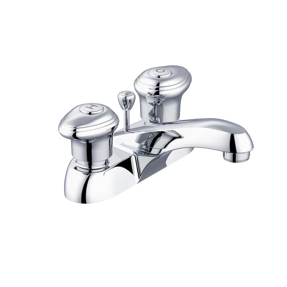 Gerber Hardwater 2H Centerset Lavatory Faucet w/ Metal Pop-Up Drain 1.2gpm Chrome