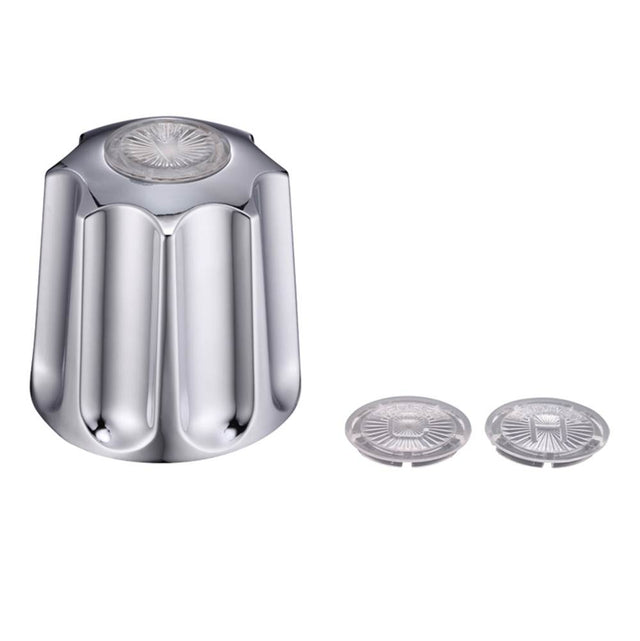 Gerber Plumbing - Large Handle w/ Screw & Button Short Broach Chrome - Chrome