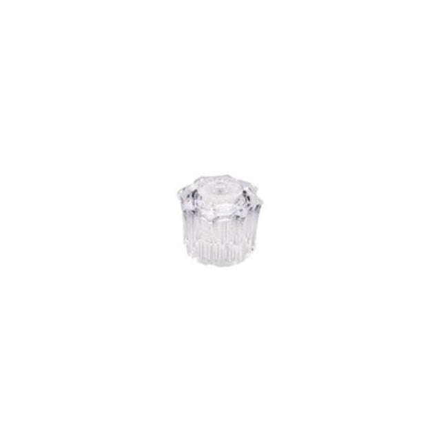 Gerber Plumbing - Crystalite Handle - Small Hot - No Finish