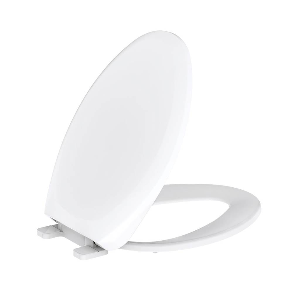 Elongated Slow Close Toilet Seat White