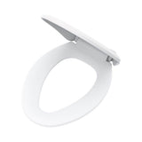 Gerber Plumbing - Elongated Non-Slow Close Toilet Seat with Adjustable Mounting White - White