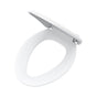 Gerber Plumbing - Elongated Non-Slow Close Toilet Seat with Adjustable Mounting White - White
