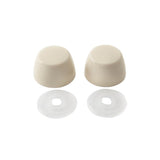 Gerber Plumbing - Bowl Bolt Caps & Washers for All Gerber Gravity Toilets Plastic (Bag of 2) Bone - Bone